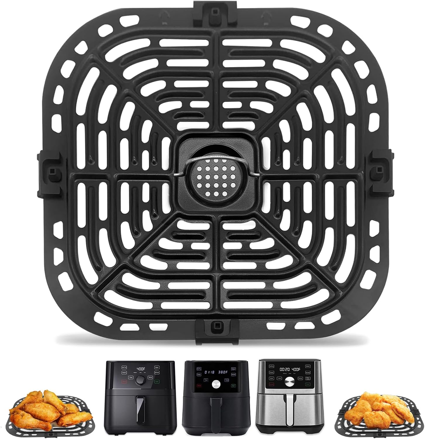GXF Air Fryer Grill Pan for Instant Pot Vortex Plus 6 in 1 5.7QT 6 QT Gourmia GAF735 6 QT Air Fryer