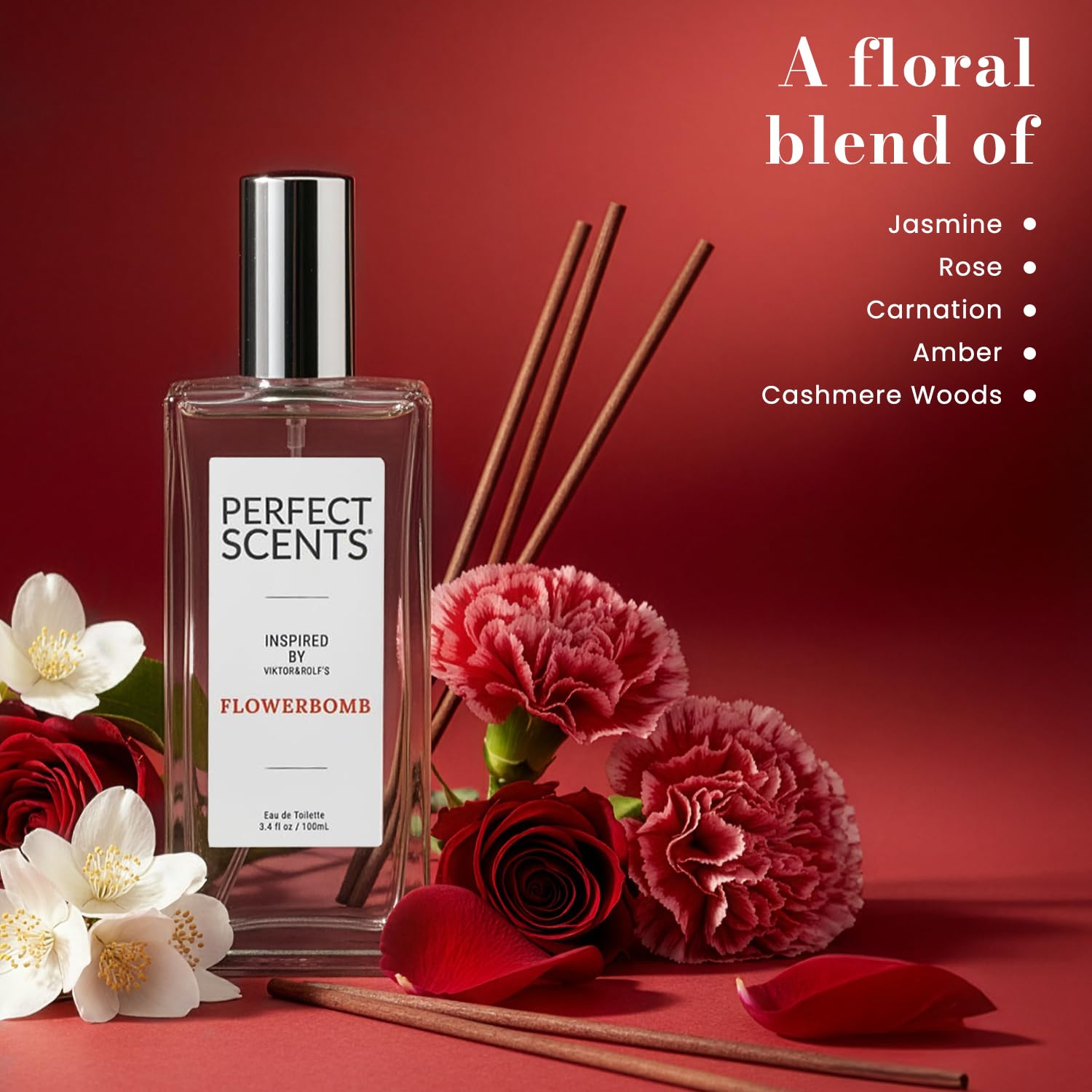 Perfect Scents Fragrances, Inspired by Juicy Couture's Juicy Couture, Women’s Eau de Toilette, Vegan, Paraben-Free, Phthalate-Free, Never Tested on Animals, 2.5 Fluid Ounces