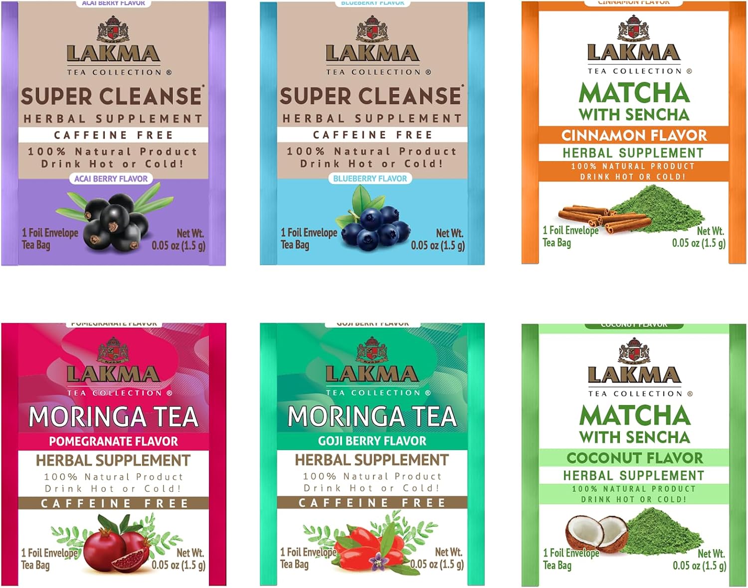 HYLEYS Lakma 14 Day Weight Loss Kit Green Tea - 42 Tea Bags