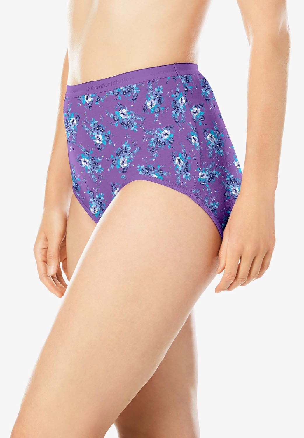 Comfort Choice Full Coverage Stretch Cotton Brief 5 Pack