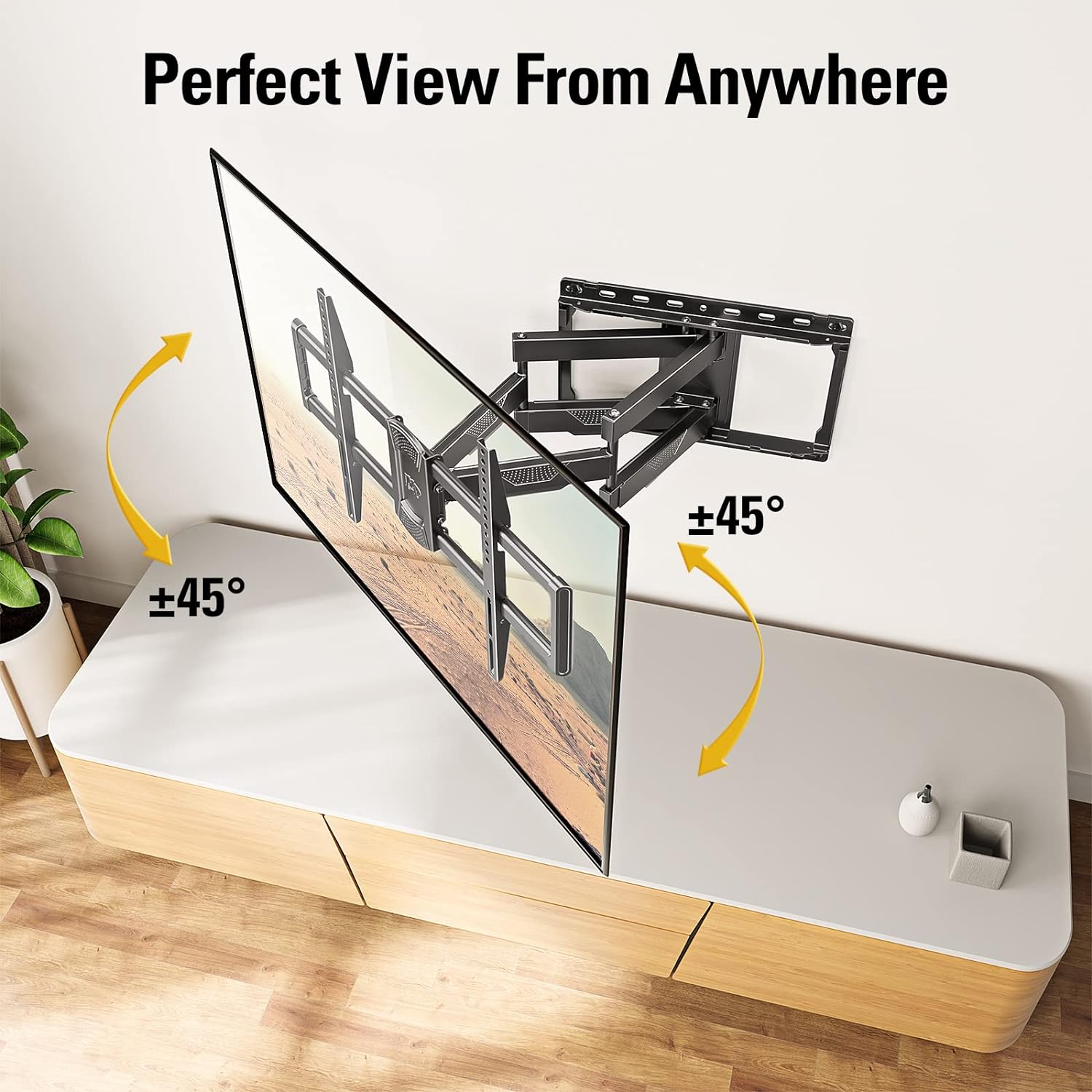 Mounting Dream Long Arm TV Wall Mount Full Motion TV Mount for 42-94" TVs