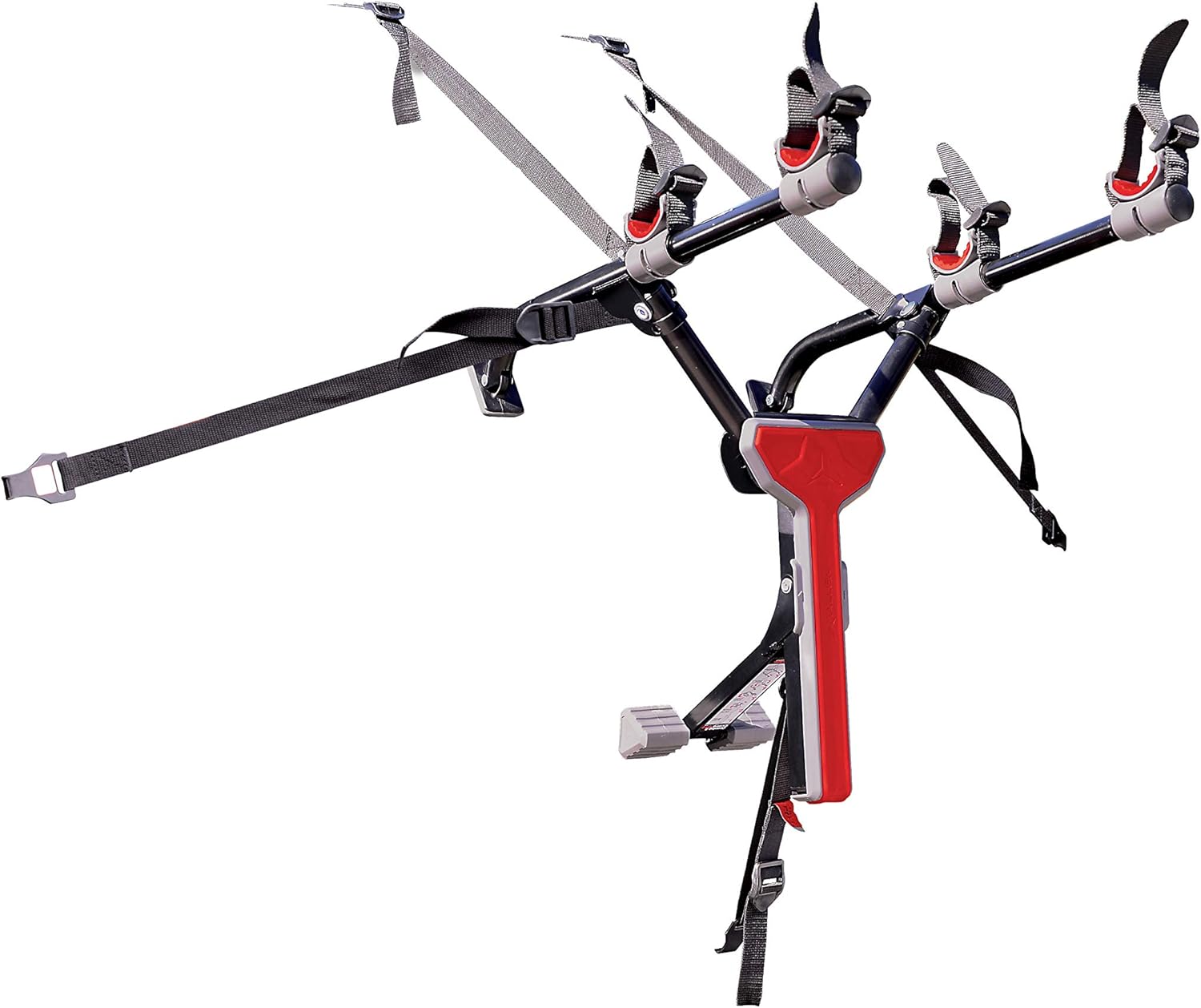 Allen Sports Ultra Compact Folding 1-Bike Trunk Mount Rack, Model MT1-B, Gray powder coated