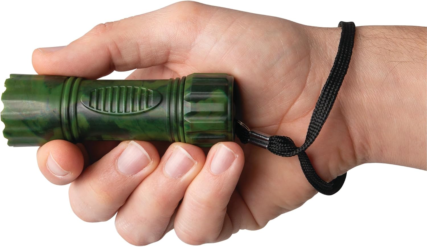 Performance Tool W2455 Storm 65 Lumen Camo Composite LED Flashlight | Submersible to one meter. 6.5-hour run time. 76m beam distance. Super bright