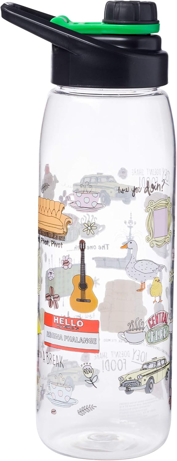 Silver Buffalo Pokémon Skate Graffiti, Water Bottle, 28oz