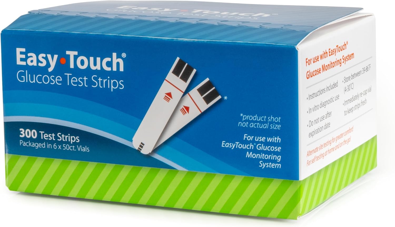 Easy Touch Glucose Test Strips (50ct) | Compatible with EasyTouch Glucose Monitoring System
