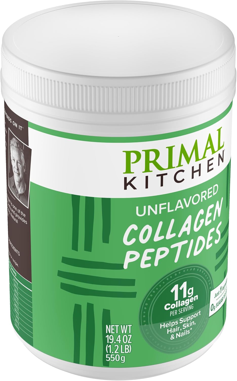 Primal Kitchen Collagen Peptides, Unflavored Collagen Powder, 1.2 Pounds