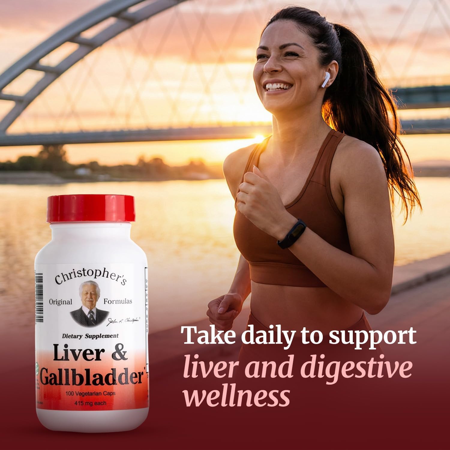 Christopher's Original Formulas Liver & Gallbladder Formula Capsules - Gallbladder Supplements with Digestive Enzymes & Natural Herbs