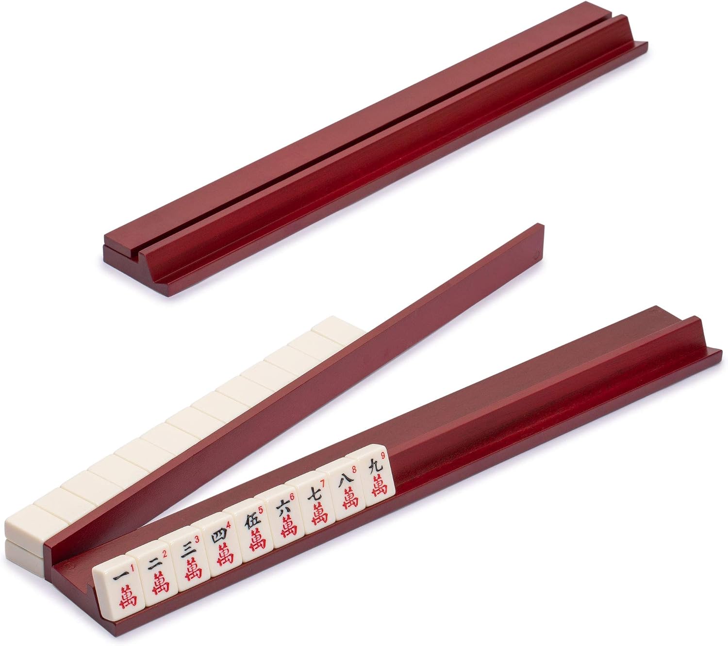 Yellow Mountain Imports American Mahjong Set – The Classic with 166 Tiles, Vintage Rosewood Veneer Case & Mahjong Accessories
