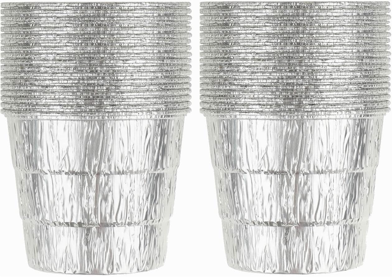 15-Pack Liners & Replacement Traeger HDW152 Drip Grease Bucket for Traeger 20/22/34, Pit Boss, etc Pellets Smoke (Black 15)