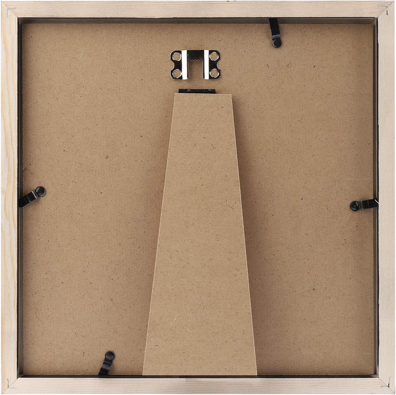 WUTL 8x8 Black Picture Frames Square