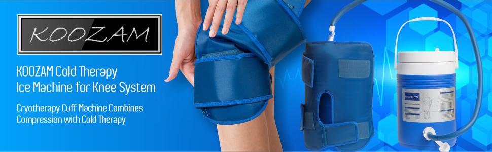 Knee cooler cryo cuff