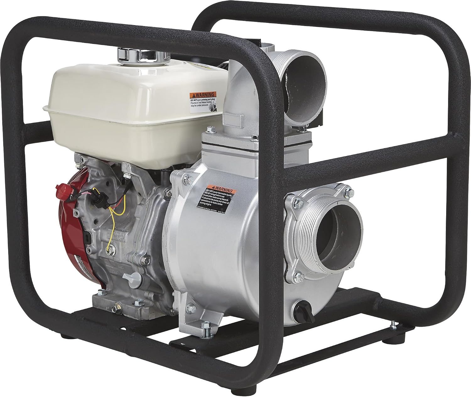 NorthStar Semi-Trash Pump, 23,040 GPH, 4in. Ports, 3/4in. Solids | High-capacity debris handling, Demanding dewatering, Water transfer, Jobsite-ready frame, Contractor-grade operation
