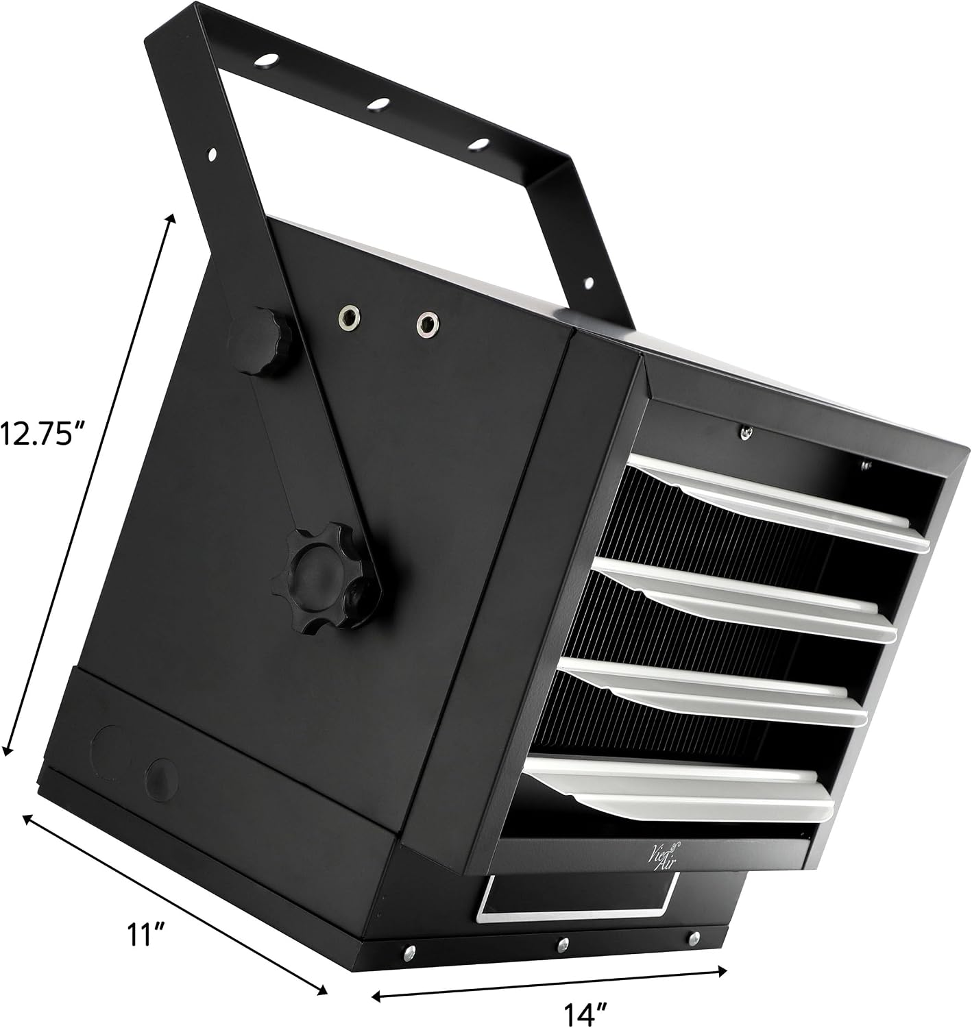 Vie Air 7500W Portable Hard-Wire Installation Garage Heater With Remote and Vertical and Horizontal Air Flow