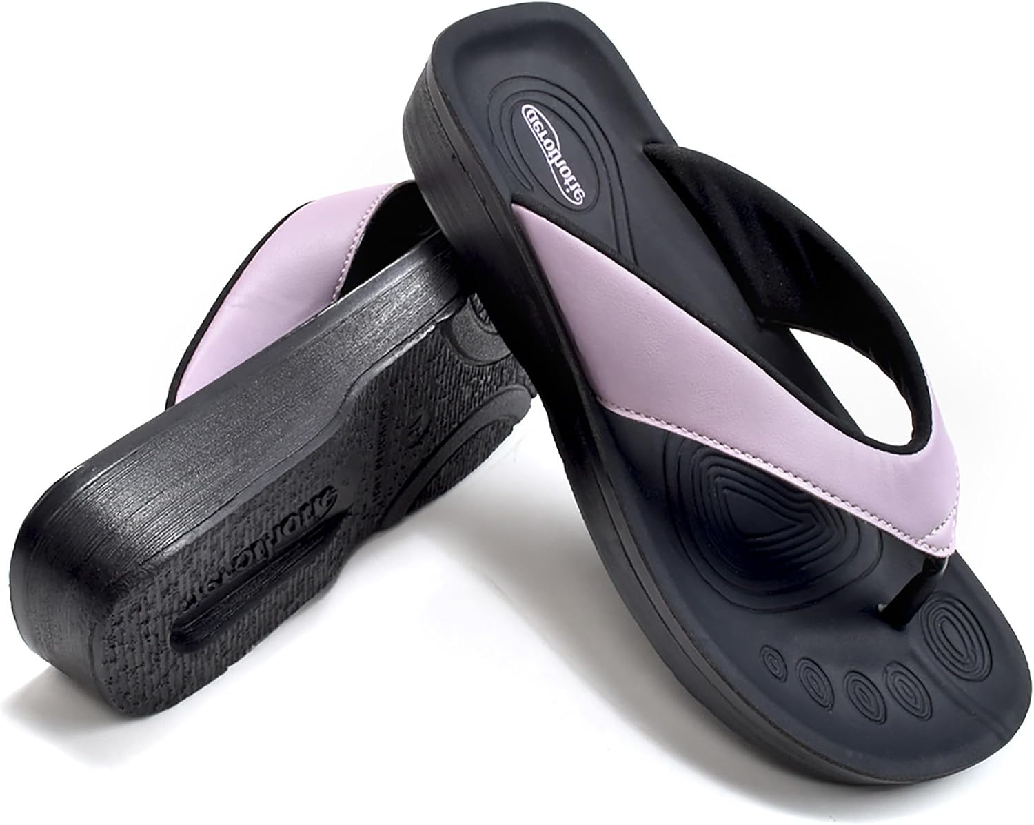AEROTHOTIC Comfortable Arch Support Flip Flops for Women Orthotic Sandals