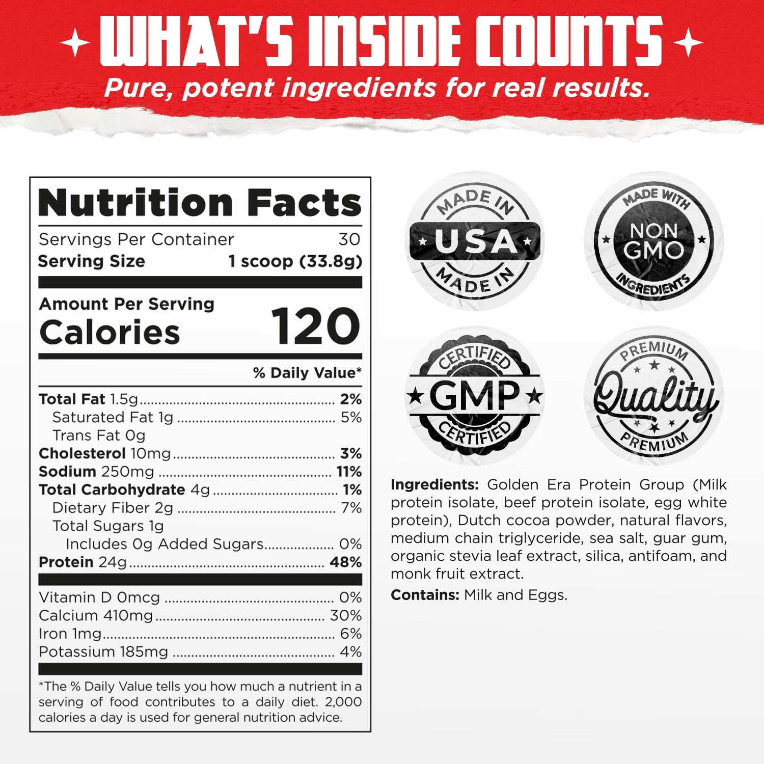 Old School Labs Protein Powder Isolate from Egg, Milk & Beef, 2.1 lbs | For Building Muscle, Endurance & Post-Workout Recovery for Men & Women