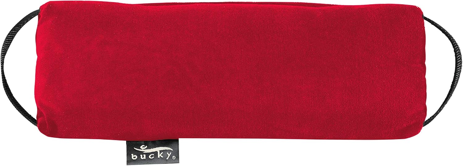 Bucky Baxter Ergonomic & Supportive Adjustable Lumbar Pillow, Black, One Size,Cotton