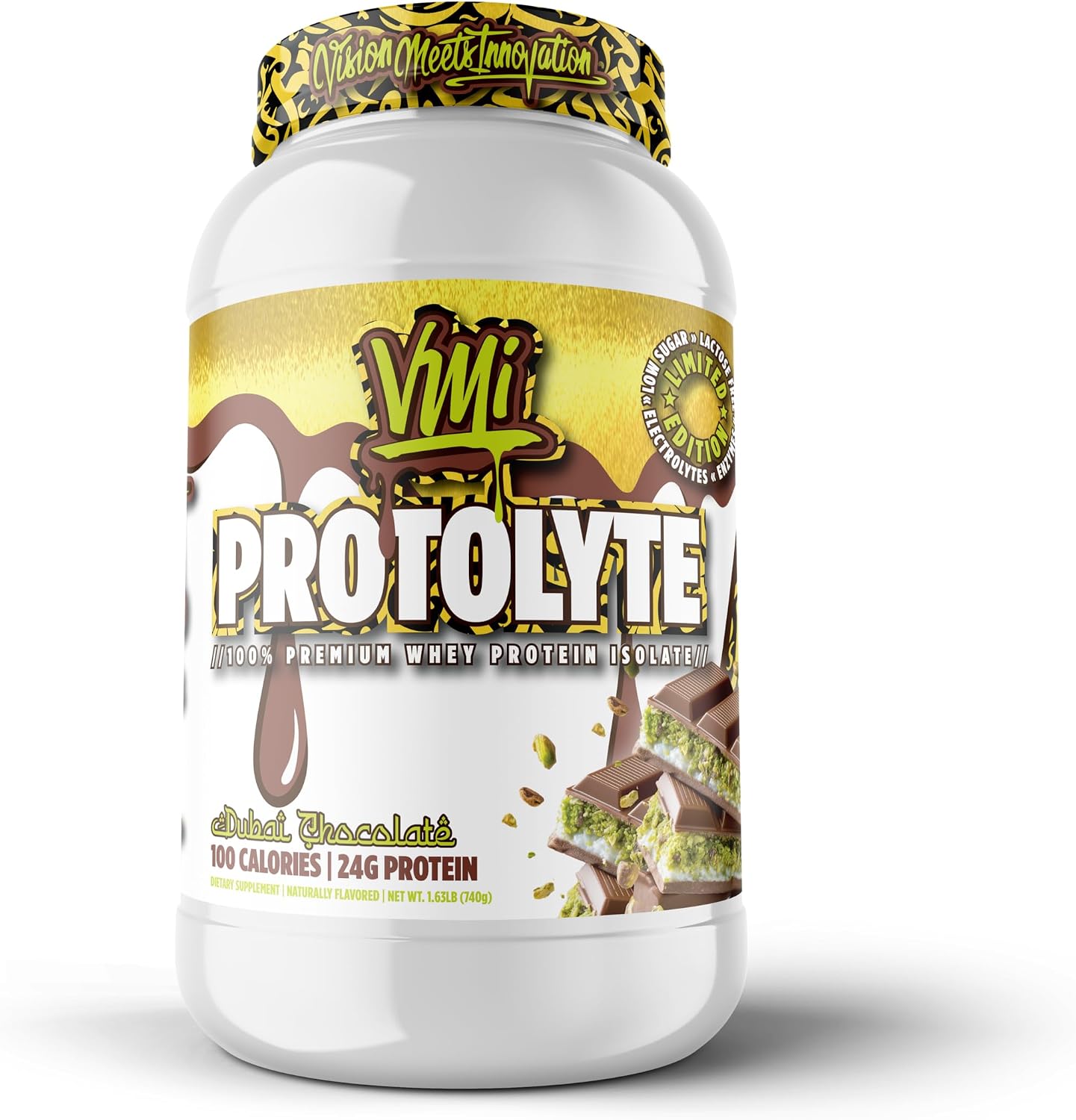VMI Sports | ProtoLyte Whey Isolate Protein Powder | Low Calorie Whey for Weight Loss and Muscle Gain | Digestive Enzymes | Non-GMO (1.6 lb, Chocolate Fudge Cookie) | Premium whey isolate protein powder for smooth mixing in shakes smoothies and convenien…