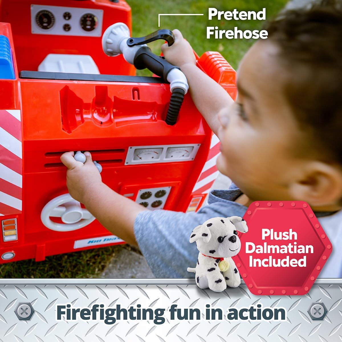 Kid Trax Real Rigs Toddler Recycling Truck Interactive Ride On Toy, Kids Ages 1.5-4 Years, 6 Volt Battery and Charger, Sound Effects