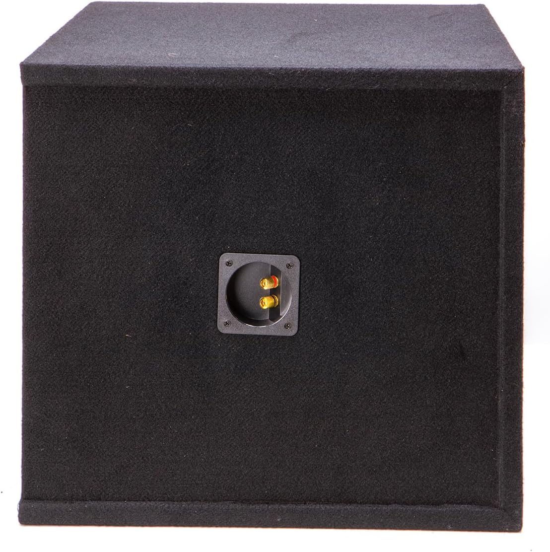 American Sound Connection Car Audio Single 15" Slot Vented Paintable Baffle Stereo Sub Box Enclosure