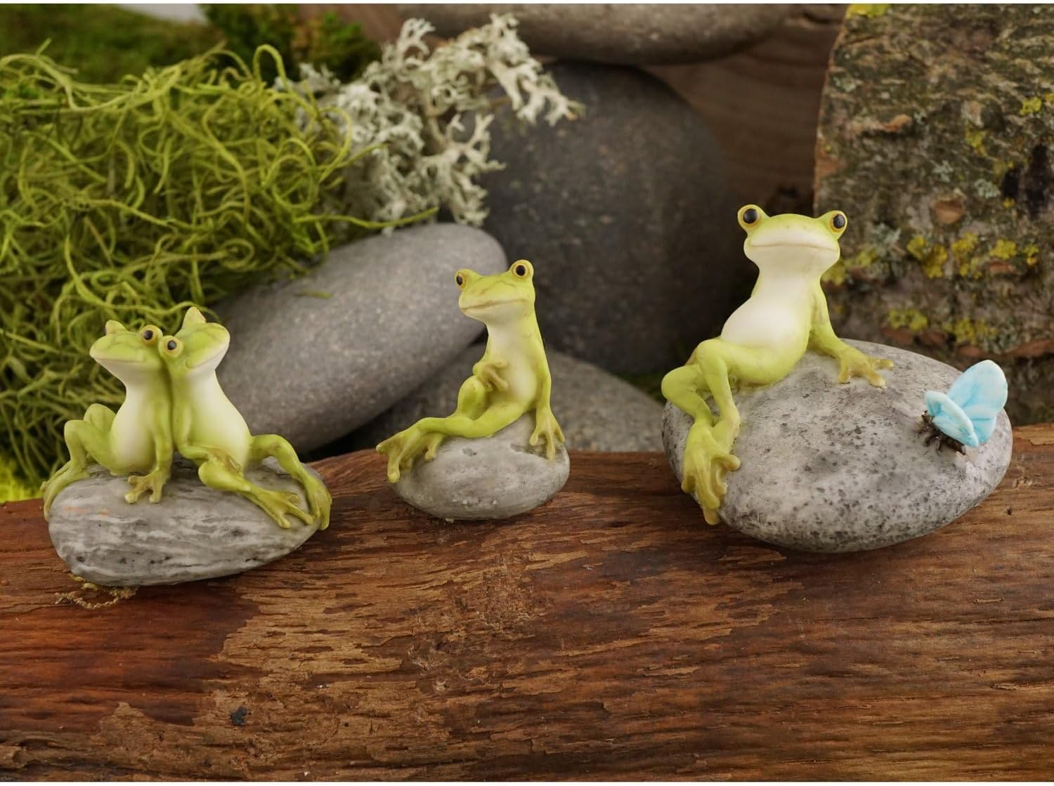 Top Collection Miniature Fairy Garden and Terrarium Statue, Mini Dragon, Green