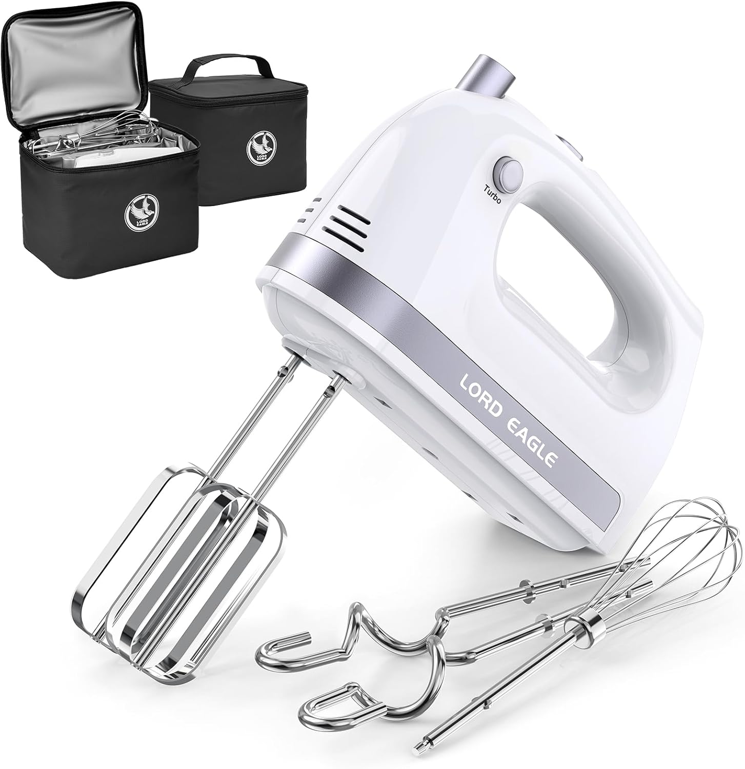 Lord Eagle Hand Mixer Electric Handheld 400W 5-Speed Lightweight