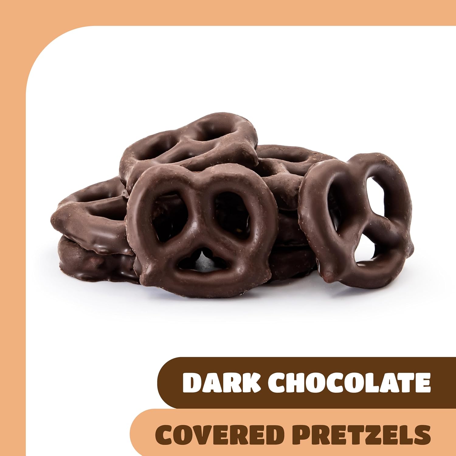 Dark Chocolate Covered Pretzels - 5 Lb Pack | Sweet & Salty Snack