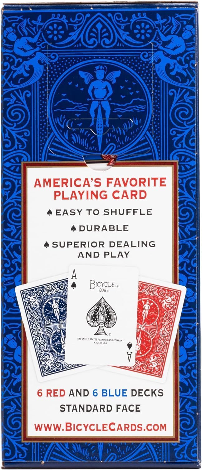 Bicycle Rider Back Playing Cards 12 Pack Poker Size Standard Index