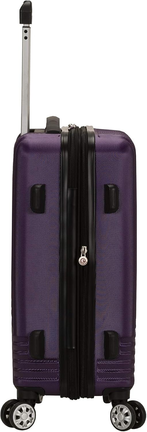 Rockland Star Trail Hardside 2 Piece Expandable Spinner Wheel Luggage Set, (20"/24"/28"), Champagne
