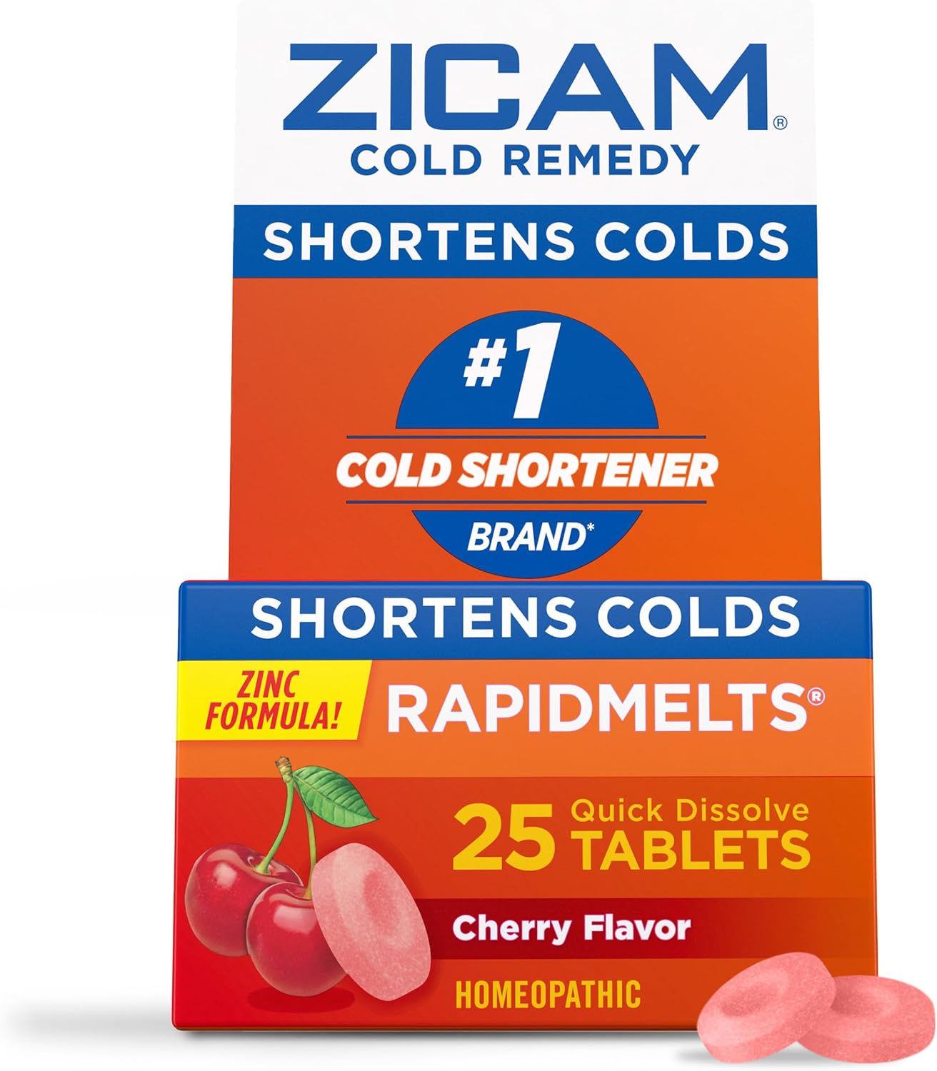 Zicam Cold Remedy RapidMelts, Citrus, 25 Count