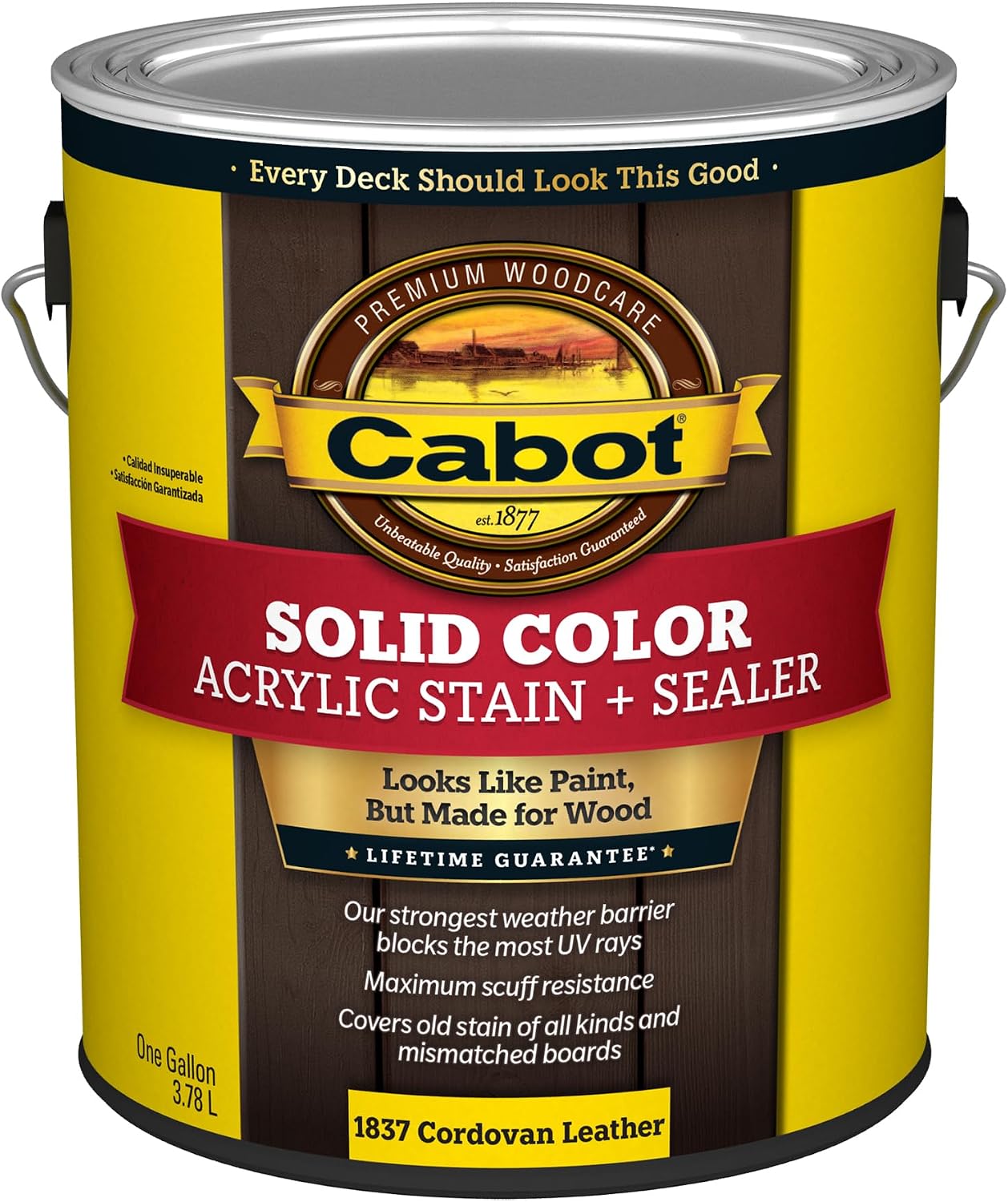 Cabot 140.0003005.007 Wood Toned Deck & Siding Stain, Pacific Redwood