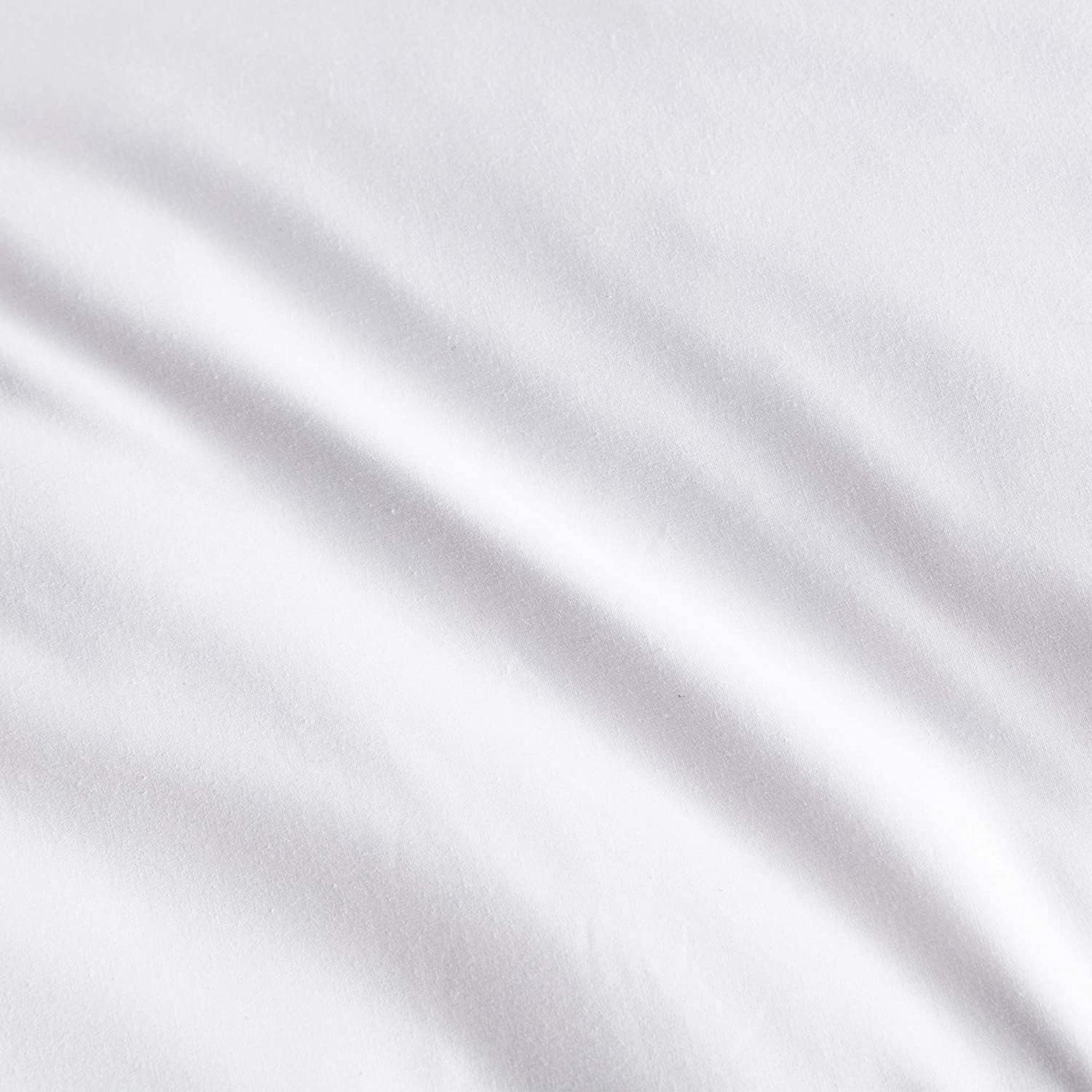 puredown® Goose Feathers and Down White Pillows with 100% Cotton Cover, Bed Sleeping Hotel Collection Pillows Set of 2, Standard Size