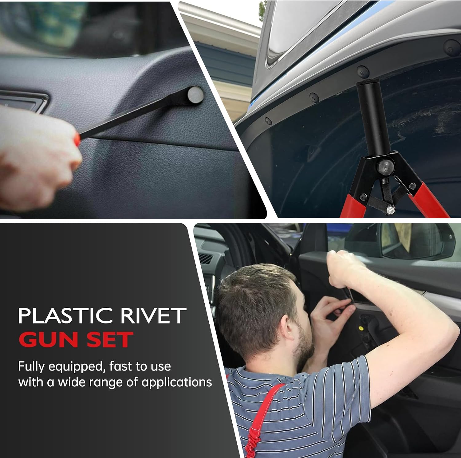 OTUAYAUTO 245 PCS Fender Clips Car Clips Bumper Plastic Rivets