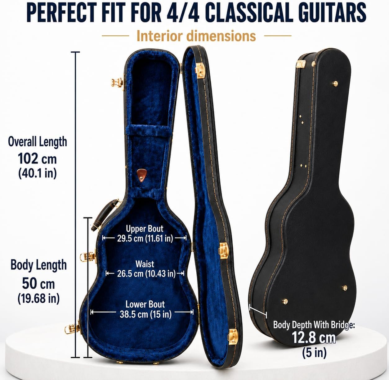 Crossrock Hardshell Arch Top wood case fits SG Electric Guitars-Black(CRW600SGBK)