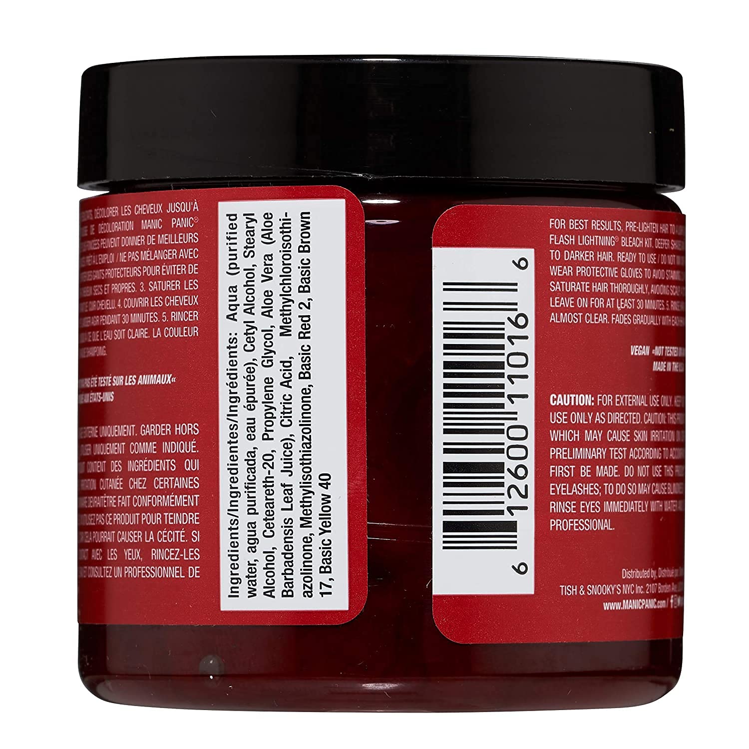 MANIC PANIC Classic Cotton Candy Pink Semi Permanent Hair Color - Bright Pink Hair Dye for Women & Men That Lasts 4-6 Weeks - Vegan, Ammonia & Cruelty-Free - Create & Mix Custom Shades (4oz / 2pk)