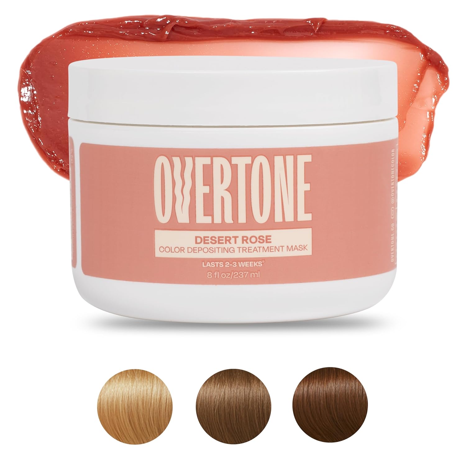 oVertone® Color Depositing Treatment Hair Mask, Desert Rose, 8 oz