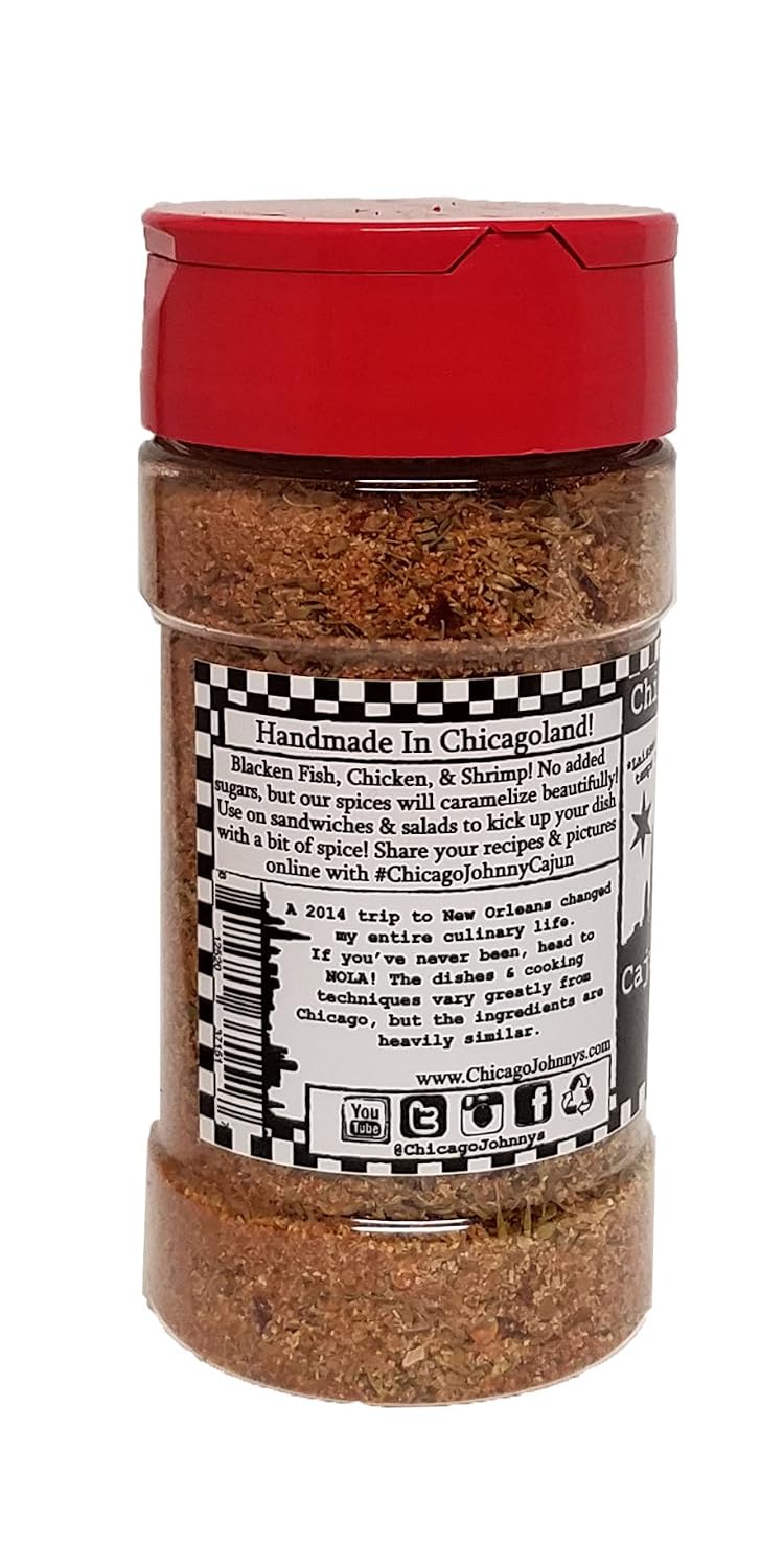 Johnnys Cajun and Blackening Seasoning (Creole Style Seasoning)