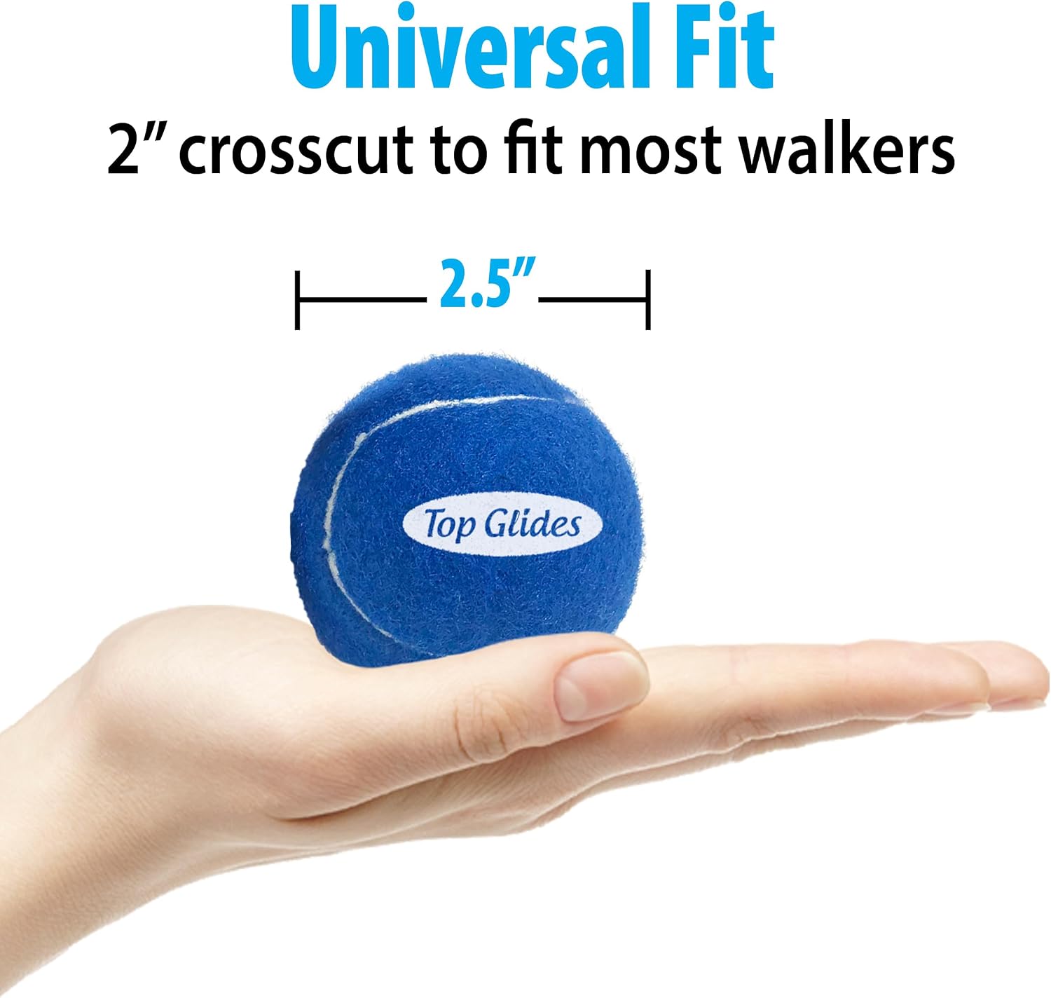 Top Glides Precut Walker Tennis Ball Glides