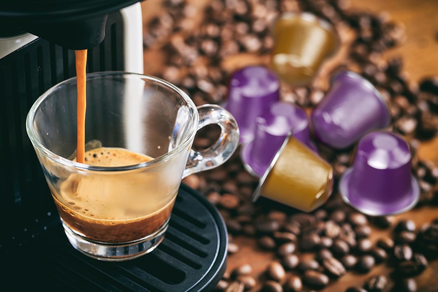 Bestpresso Coffee for Nespresso Original Machine 120 pods Certified Genuine Espresso Flavored Pack Vanilla Pods Compatible with Nespresso Original