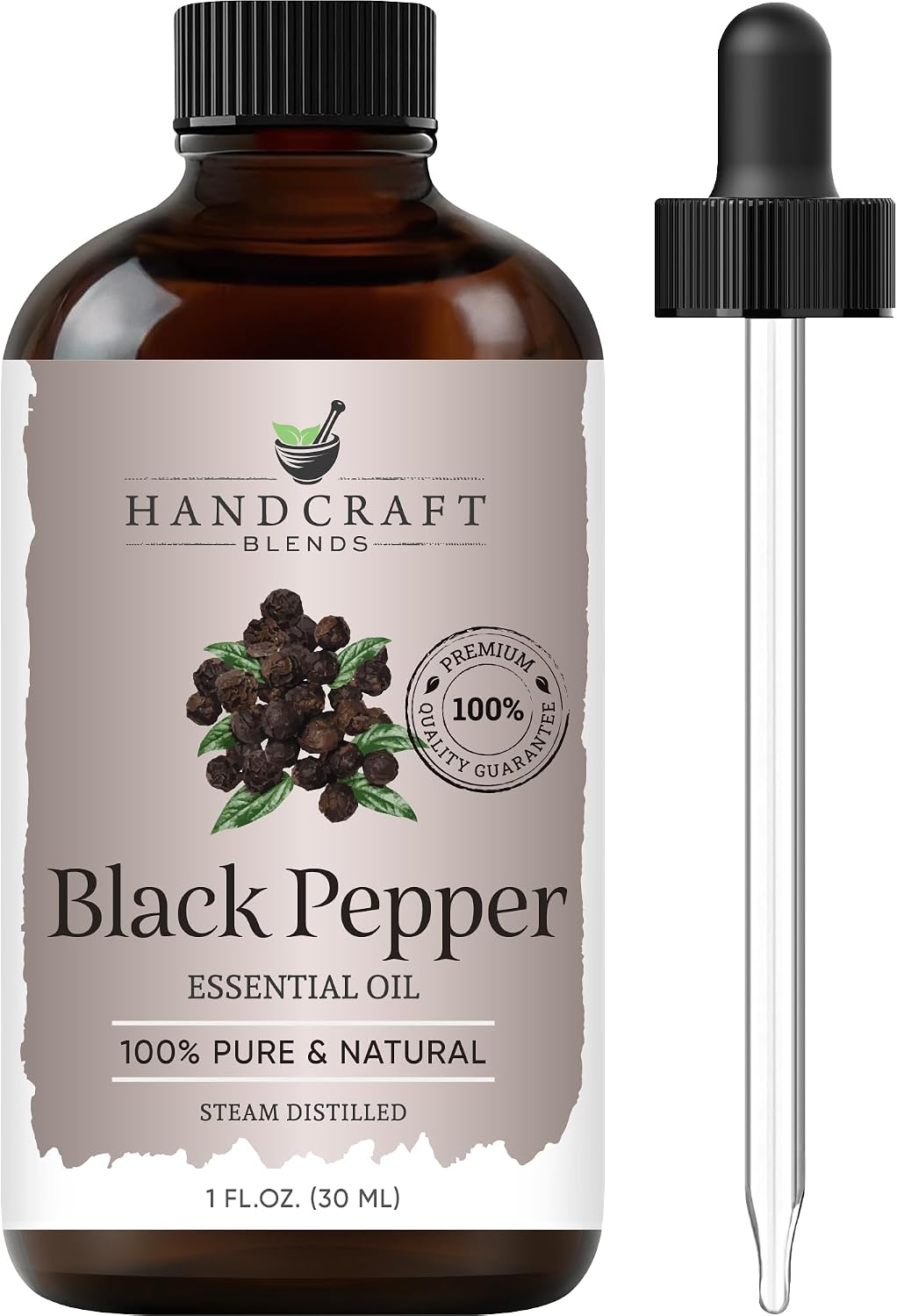 Handcraft Blends Peppermint Essential Oil – Huge 4 Fl Oz – 100% Pure and Natural – Premium Grade Essential Oil for Diffuser and Aromatherapy, Skin, Massage, Candle and Soap Making Fragrance