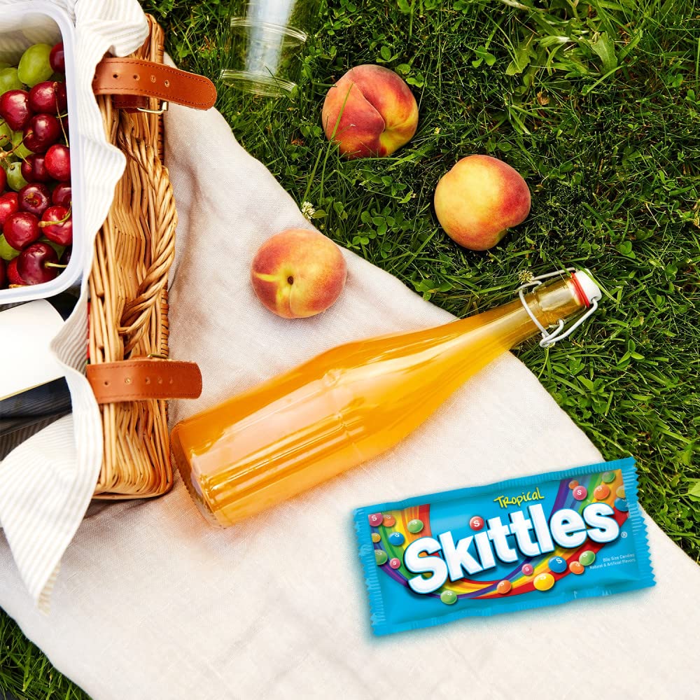 SKITTLES Wild Berry Chewy Candy, Full Size, Bulk Box, 36 Pack, 2.17 oz | Chewy wild berry fruity candy full size packs individually wrapped for movie nights, party favors, snacks, road trip, bulk