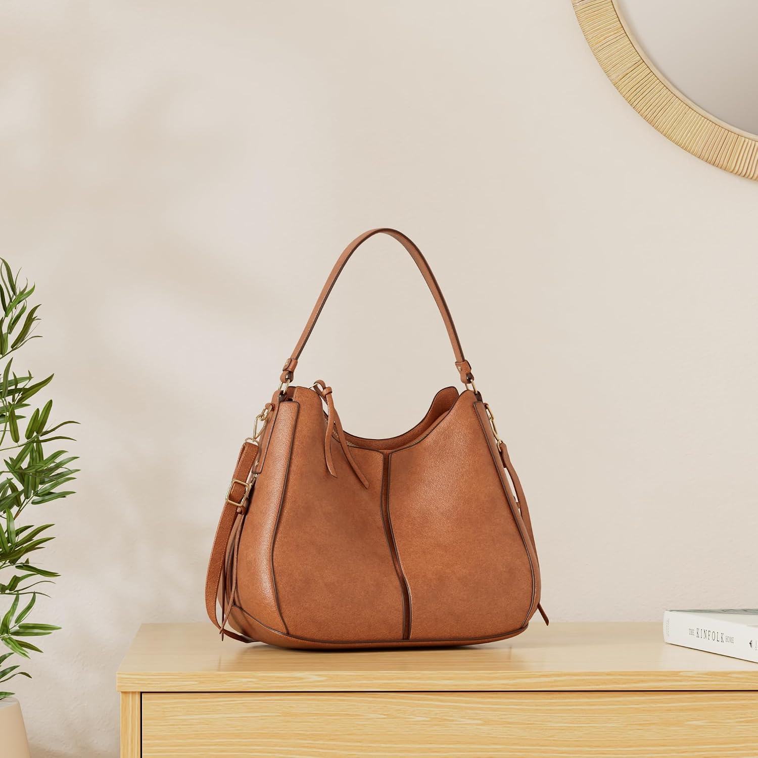 Hobo Crossbody Bag for Women, Designer Shoulder Purse Handbags