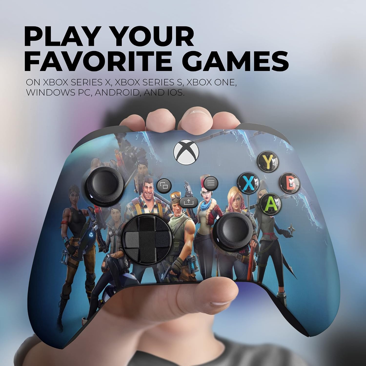 DreamController Green Weed Grass Custom X-box Controller Wireless compatible with X-box One/Series X/S Proudly Customized in USA with Permanent