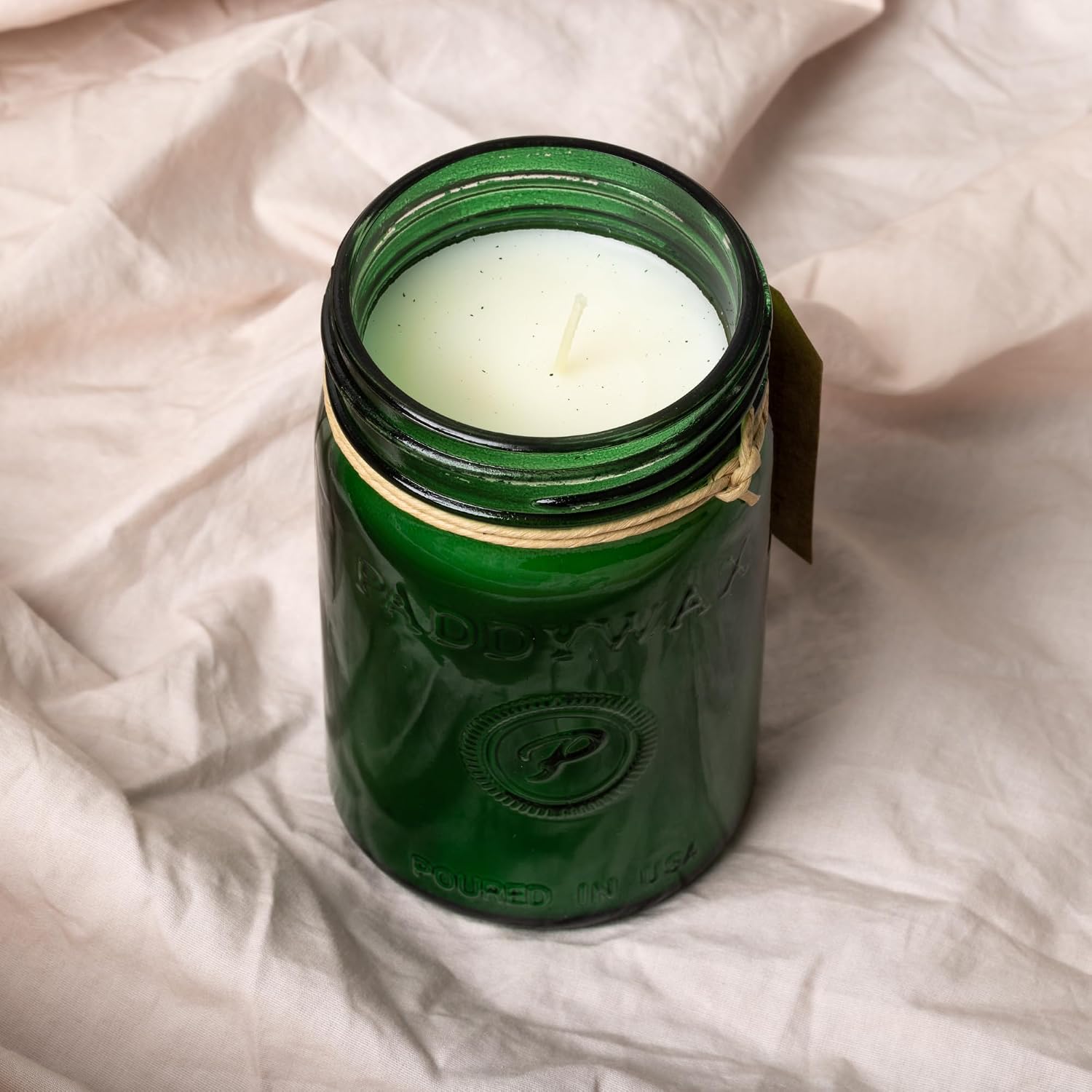 Paddywax Relish Soy Wax Artisan Candle, Balsam + Fir, 9.5 oz | Scented Candle in Glass Jar with Lid