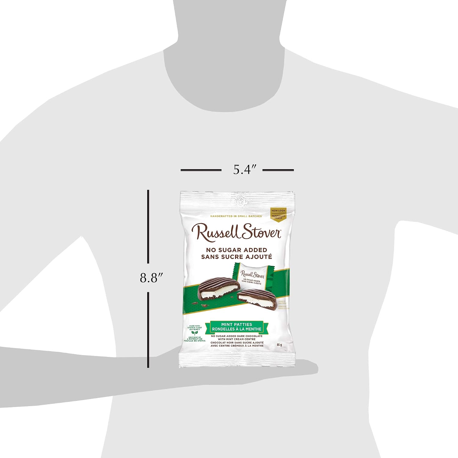 Russell Stover Sugar Free Dark Chocolate Medallions, 3 oz. Bag (270215)