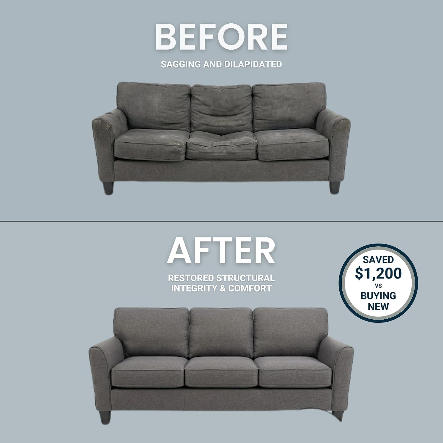 House2Home 18" Sofa Spring Repair Kit – Complete Couch Fix