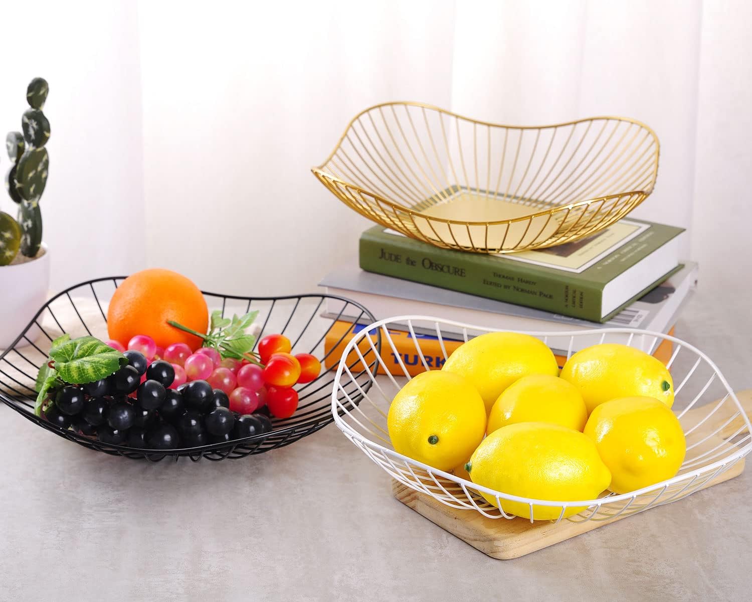 IBWell Short Curved-Edge Modern Creative Stylish Single Tier Dish