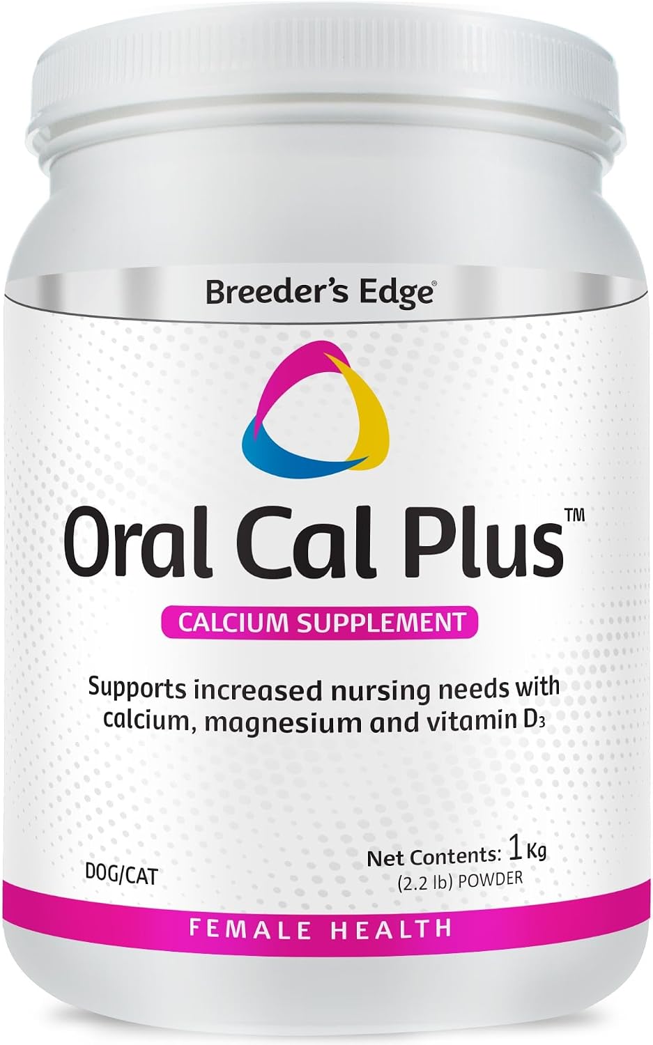 Breeder's Edge Oral Cal Plus Gel, Whelping and Queening Calcium Supplement Gel for Dogs and Cats Delivers 3 Calcium Sources in Labor to Support Strong and Normal Contractions, 30ml Paste