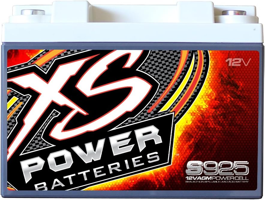 XS Power S925 'S Series' 12V 2,000 Amp AGM Automotive Starting Battery with Terminal
