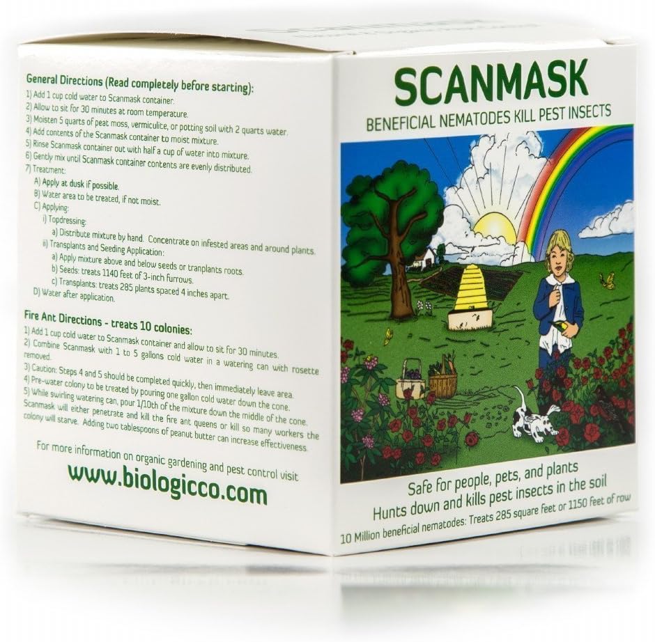 Dr. Pye's Scanmask 10 Million Live Beneficial Nematodes - Kills Over 230 Bugs