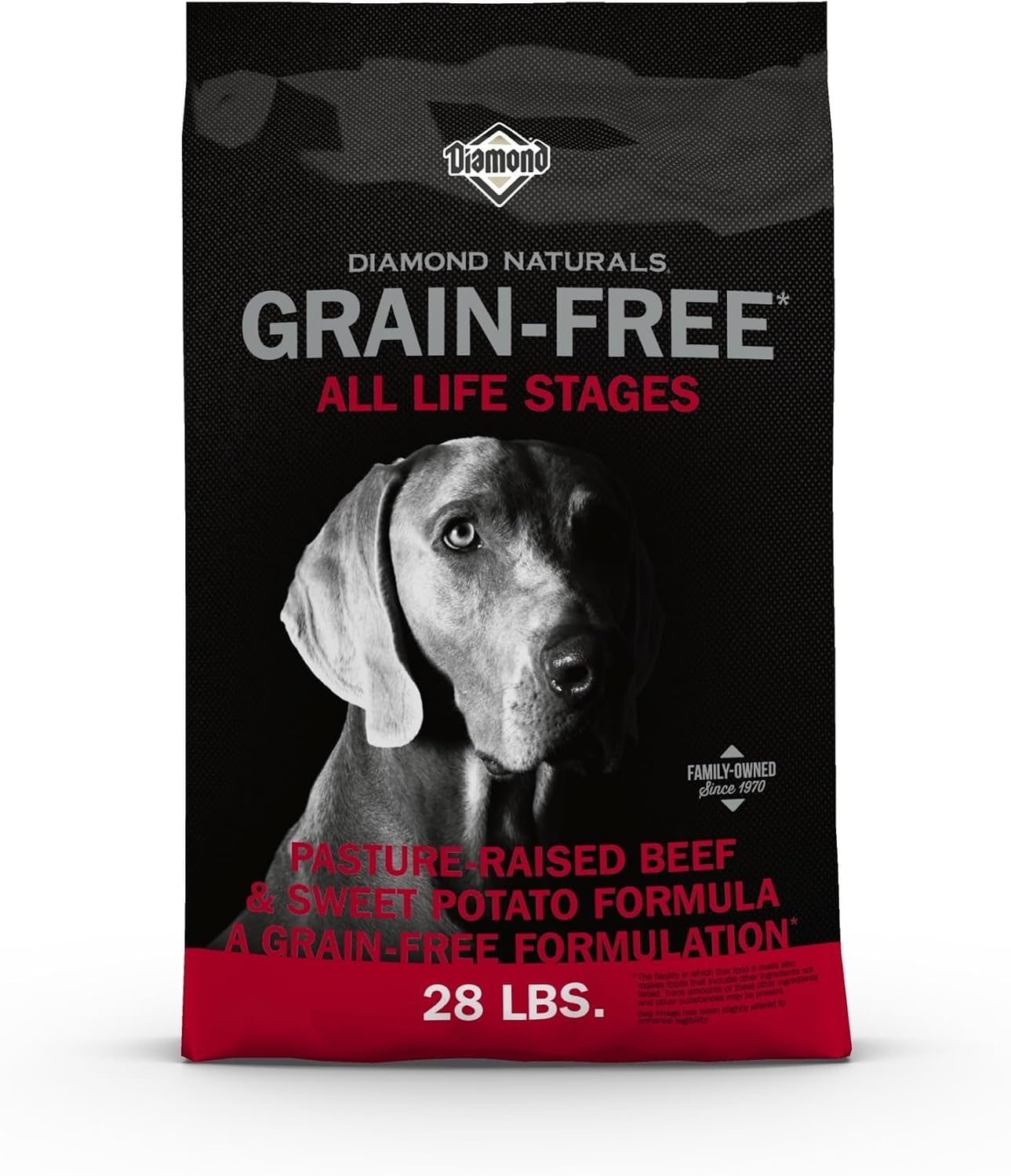 Diamond Naturals Grain-Free Dry Dog Food, Wild-Caught Whitefish, 28lb | Puppy, Adult & Senior Dogs | Wild-Caught Whitefish & Sweet Potatoes for All Day Energy | Guaranteed Probiotics